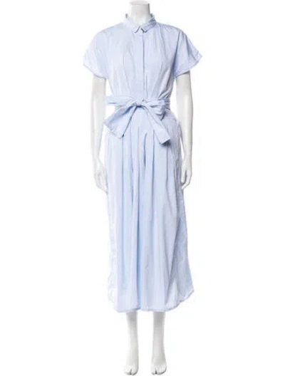 Pre-owned Bergfabel Long Dress In Blue