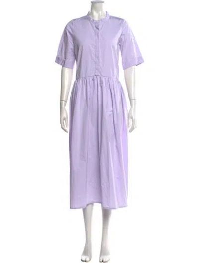 Pre-owned Bergfabel Long Dress In Purple