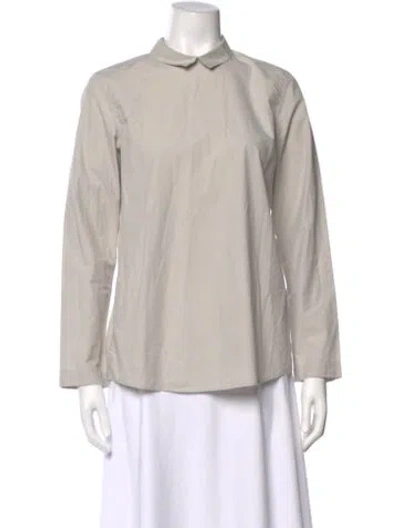 Pre-owned Bergfabel Long Sleeve Top In Gray