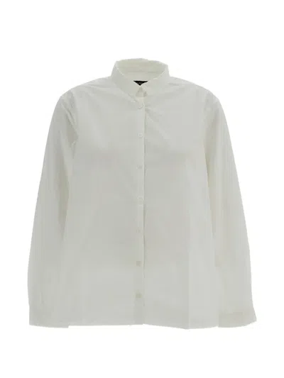Bergfabel Long-sleeve Button-down Shirt In White