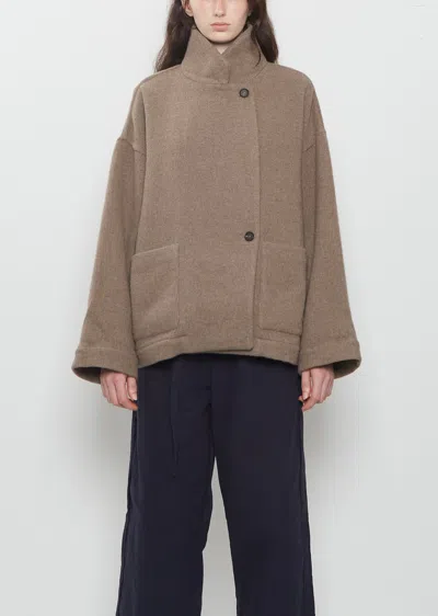 Bergfabel Luna Cashmere Jacket In Brown