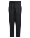 Bergfabel Man Pants Navy Size 36 Wool In Black