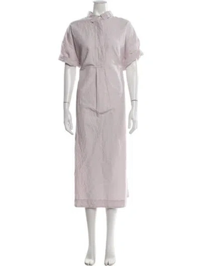 Pre-owned Bergfabel Midi Length Dress In Purple