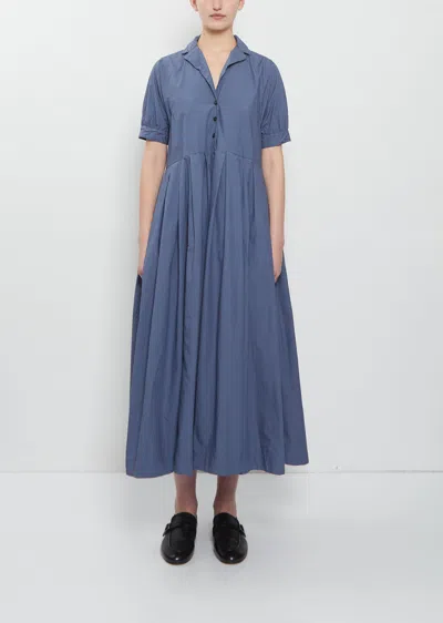Bergfabel Mina Cotton Dress In Blue
