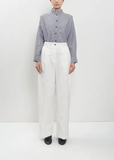 Bergfabel Rebby Cotton Pants In Blue