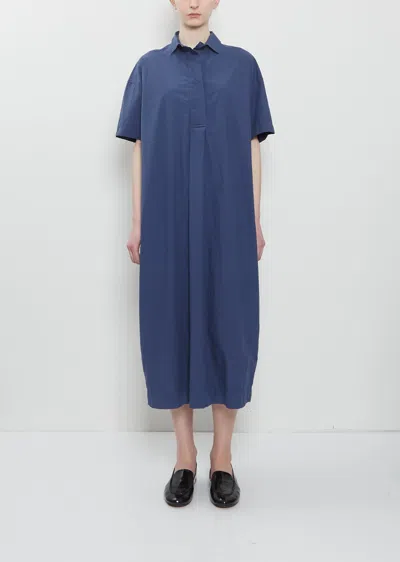 Bergfabel Sabi Cotton Dress In Blue