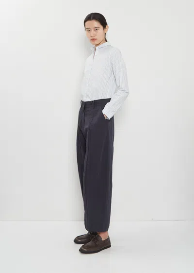 Bergfabel Sandra Cotton Linen Pants In Black