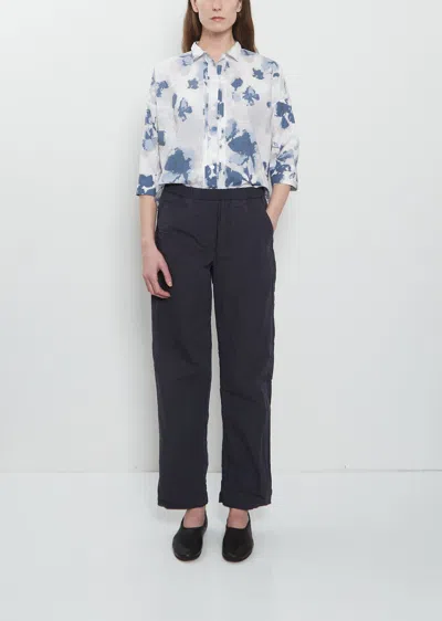 Bergfabel Silvy Cotton Linen Pants In Black