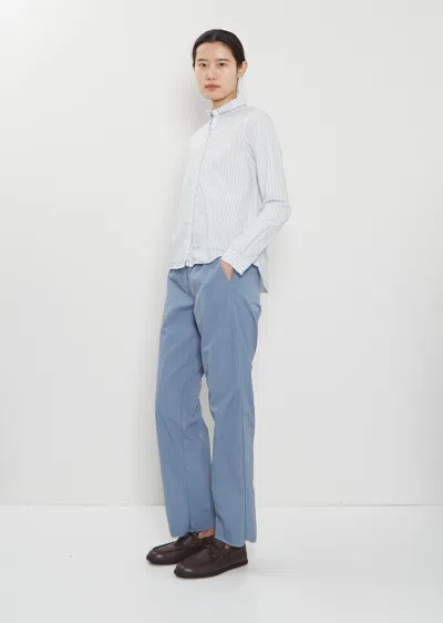 Bergfabel Silvy Cotton Pants In Blue