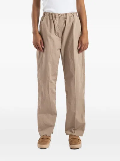 Bergfabel Silvy Elasticated-waistband Trousers In Brown