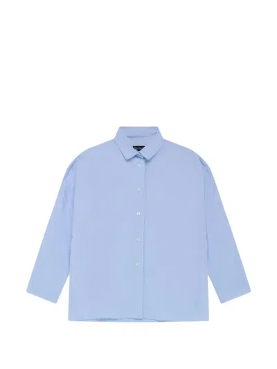 Bergfabel Tina Dropped-shoulder Shirt In Blue