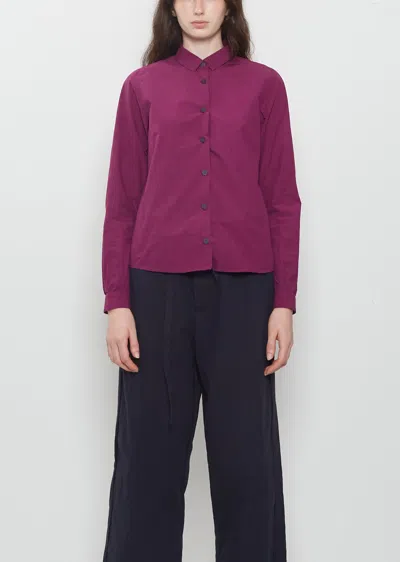 Bergfabel Tyrol Cotton Shirt In Purple