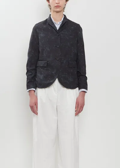 Bergfabel Tyrol Printed Cotton Jacket In Blur Flower