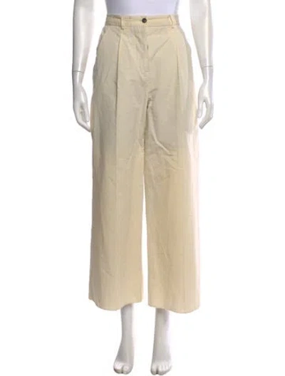Pre-owned Bergfabel Wide Leg Pants In Neutrals