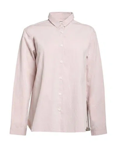 Bergfabel Woman Shirt Beige Size 4 Cotton In Pink