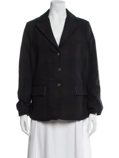 Pre-owned Bergfabel Wool Blazer In Black