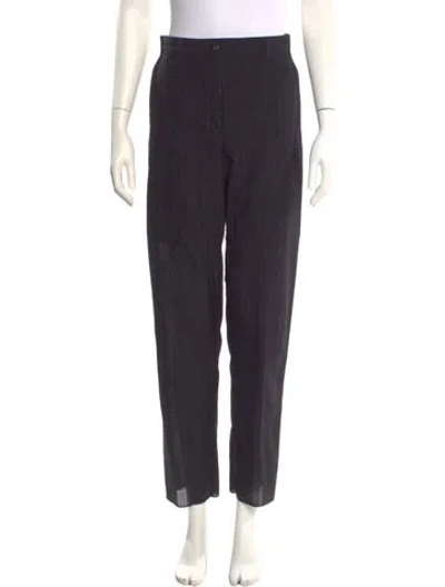 Pre-owned Bergfabel Wool Straight Leg Pants In Blue