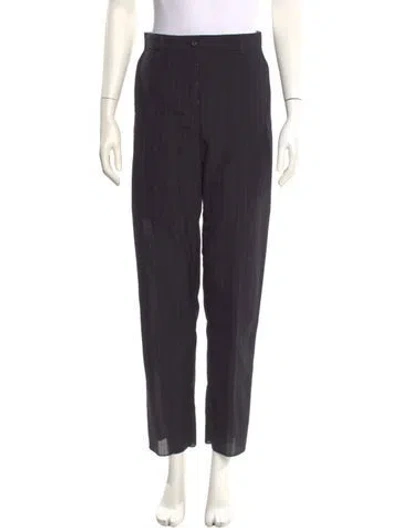 Pre-owned Bergfabel Wool Straight Leg Pants In Blue