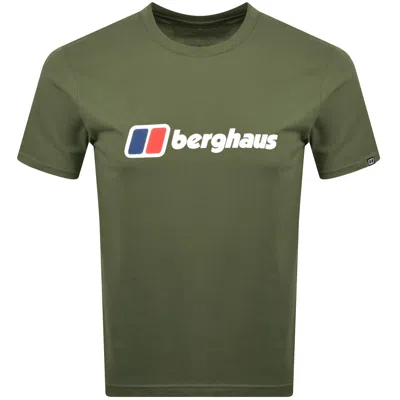Berghaus Class Xl Logo T Shirt Dark Green