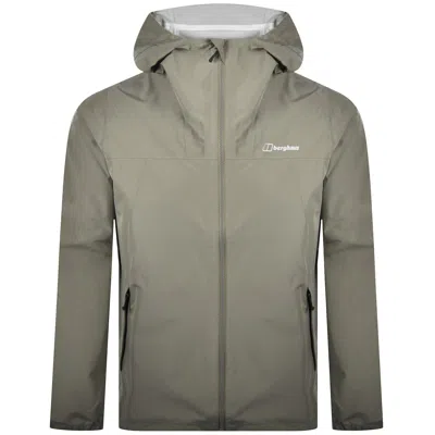 Berghaus Deluge Pro 3.0 Hooded Jacket Grey In Green