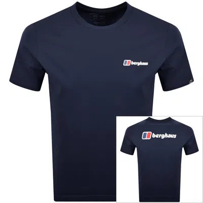 Berghaus Front And Back Logo T Shirt Blue