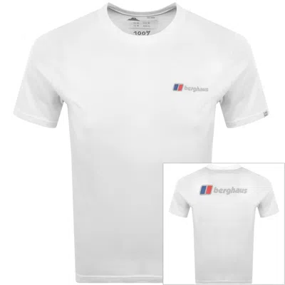 Berghaus Front And Back Logo T Shirt White
