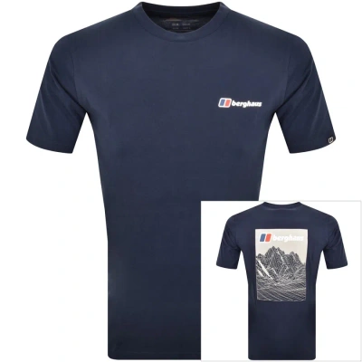 Berghaus Lineation T Shirt Navy