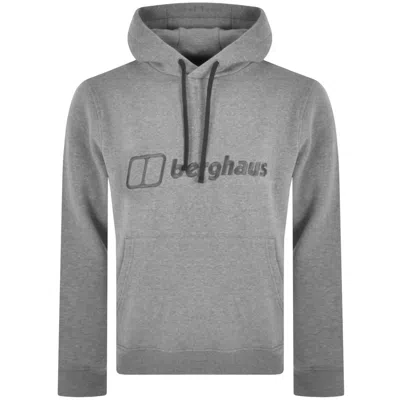 Berghaus Logo Hoodie Dark Grey In Gray