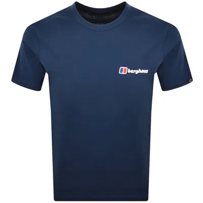 Berghaus Logo T Shirt Hale Navy