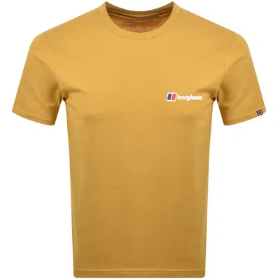 Berghaus Logo T Shirt Yellow