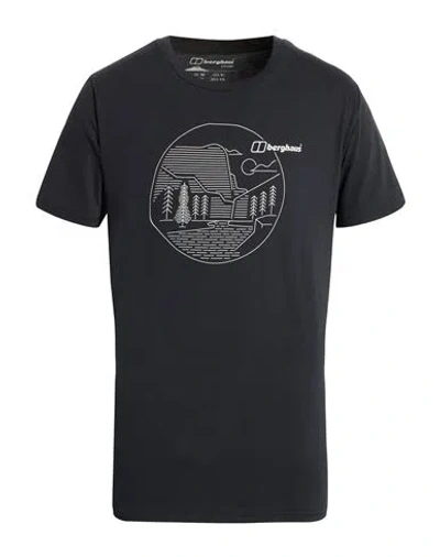 Berghaus Man T-shirt Black Size Xl Cotton