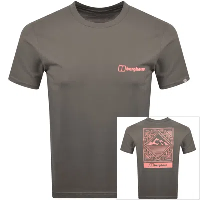 Berghaus Matrix Logo T Shirt Dark Grey In Gray