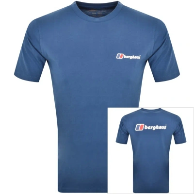 Berghaus Organic Logo T Shirt Blue