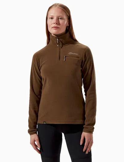 Berghaus Prism 2.0 Micro Half Zip Fleece In Brown