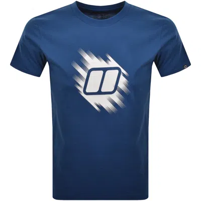 Berghaus Sketched Blocks T Shirt Blue