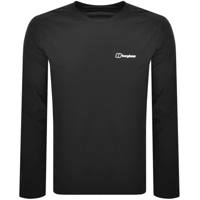 Berghaus Tech Base Long Sleeved T Shirt Black