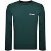 Berghaus Tech Base Long Sleeved T Shirt Green In Green