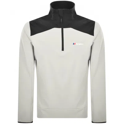 Berghaus Terrain Trek Half Zip Jacket Grey In Gray