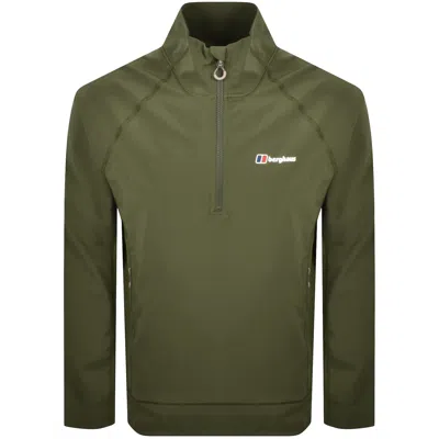 Berghaus Wavertree Half Zip Jacket Dark Green