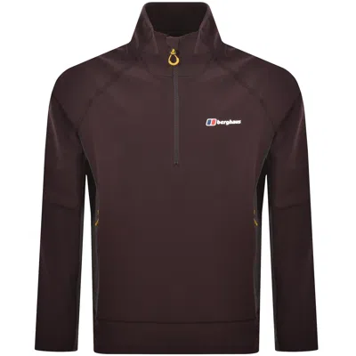 Berghaus Wavertree Half Zip Jacket Dark Purple