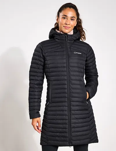 Berghaus Women's Nula Micro Jacket Long In Black