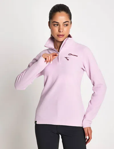 Berghaus Women's Prism 2.0 Micro Half Zip Fleece In Purple