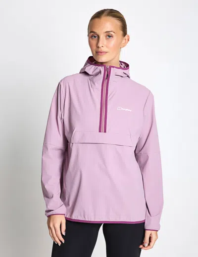 Berghaus Women's Wandermoor Wind Smock In Pink