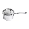 Berghoff 18/10 Stainless Steel Tri-ply 3.3-qt. Sauce Pan With Lid In Silver