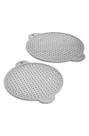 Berghoff 2-pack Assorted Silicone Splatter Screens In Grey