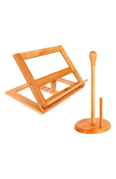 Berghoff 2-piece Bamboo Kitchen Set In Orange