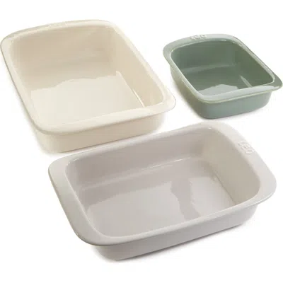 Berghoff 3-piece Ceramic Bakeware Set In Multicolor