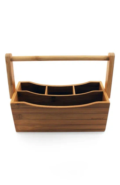 Berghoff 4-compartment Bamboo Flatware Caddy In Natural
