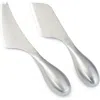 Berghoff Aaron Probyn 2-piece Cheese Knife Set In Silver
