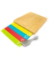 Berghoff Aaron Probyn 5-piece Cheese Knife And Bamboo Board Set With Inserts In Beige
